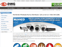 Tablet Screenshot of nuvicodistributor.com